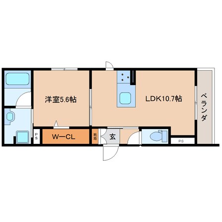 日吉町駅 徒歩20分 1階の物件間取画像